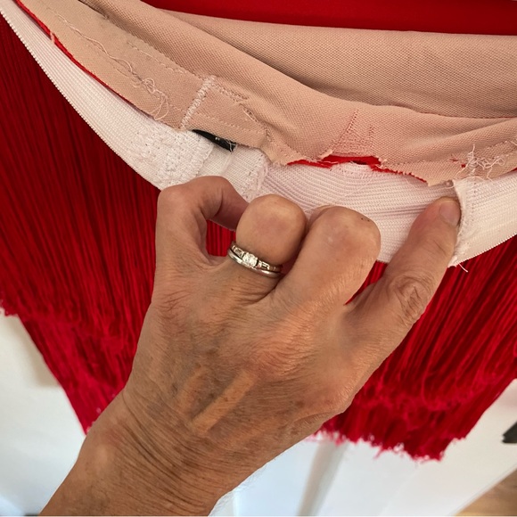 Costume Piece-Flapper type skin tight stretch skirt for under a longer piece. - Picture 4 of 7